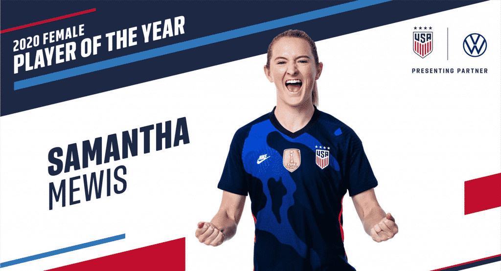 image 23 Sam Mewis voted as the US Women's Player of the year 2020
