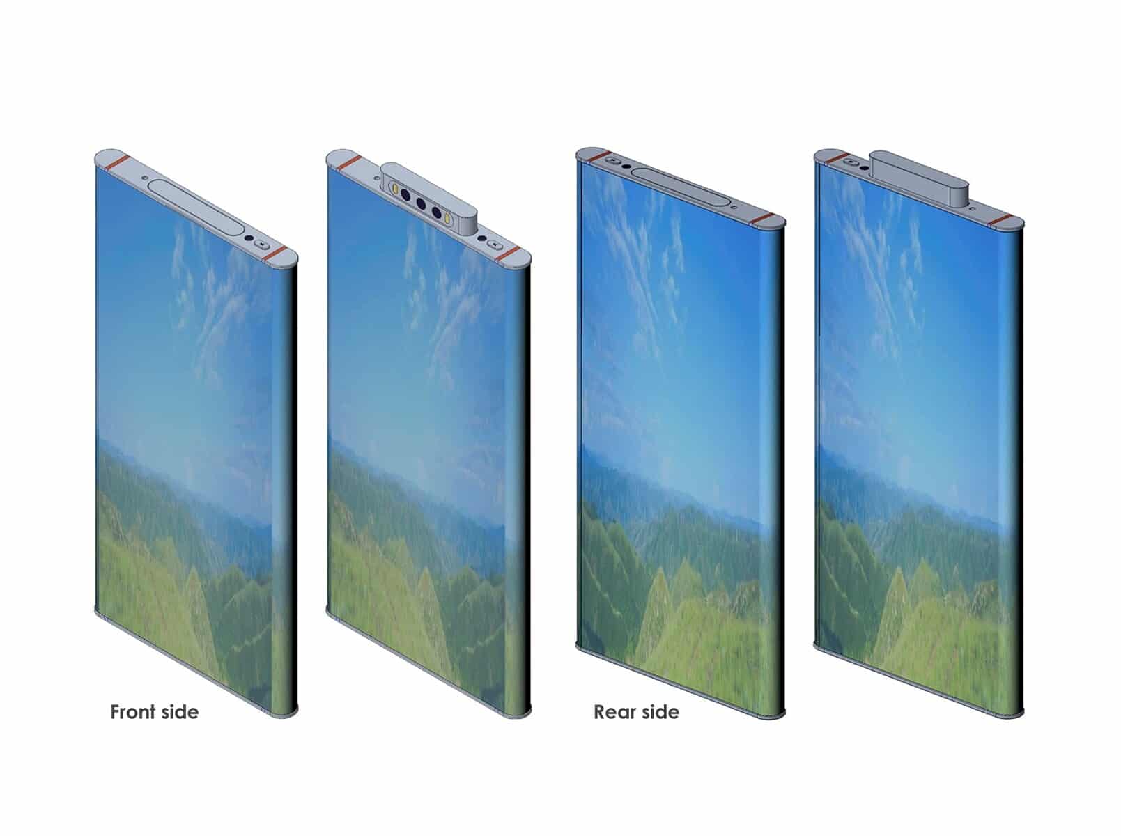 Graphical Patent reveals the design of upcoming Mi Mix Alpha 2