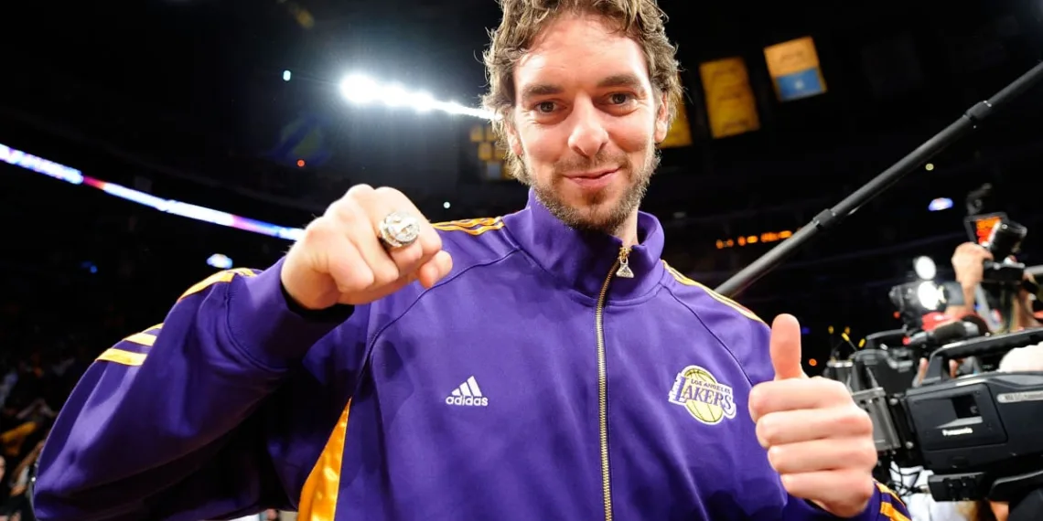 Pau Gasol won back-to-back Championships with the Lakers.