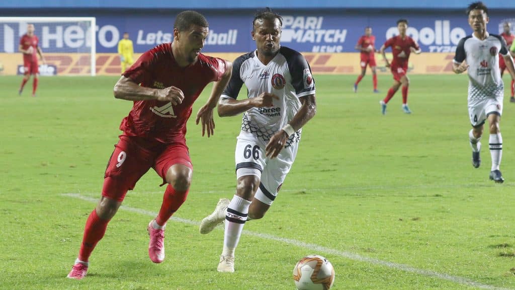 northeast united east bengal isl kewsi appiah 1hiw55e66p7pz1krs0pvh8xf2b ISL 2020-21: East Bengal's horror start continues with 3rd consecutive defeat