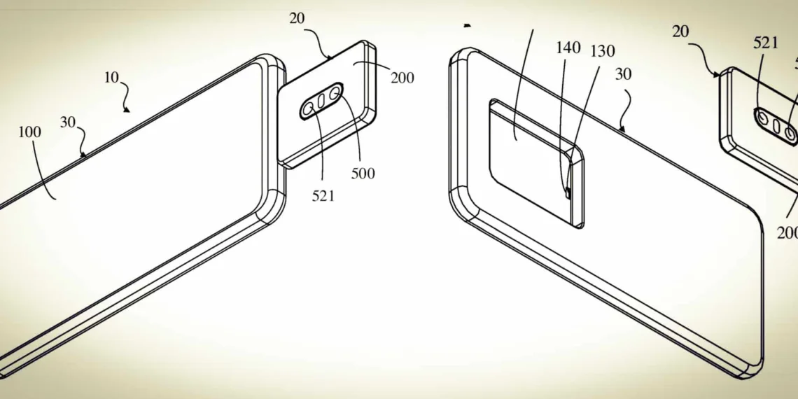 Oppo files a patent for a smartphone with a detachable camera module