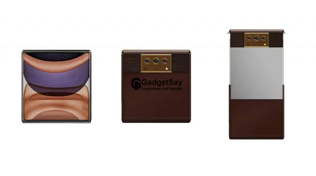 Oppo X Tom Ford rollable concept phone appears with a triple rear camera setup