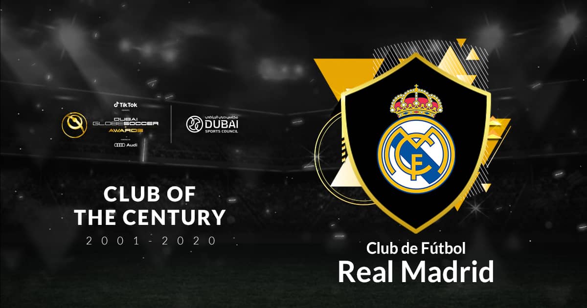Real Madrid wins Club of the Century award at Globe Soccer Awards 2020