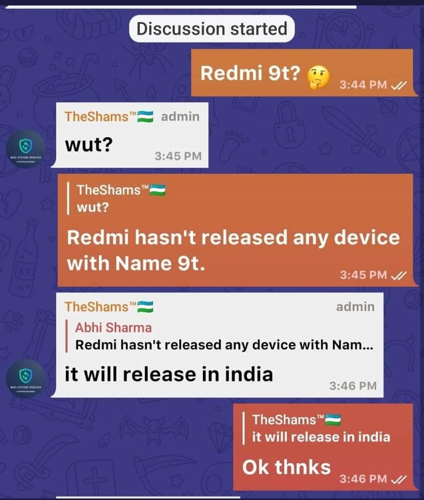 red3 Redmi 9T to be launched soon in India soon