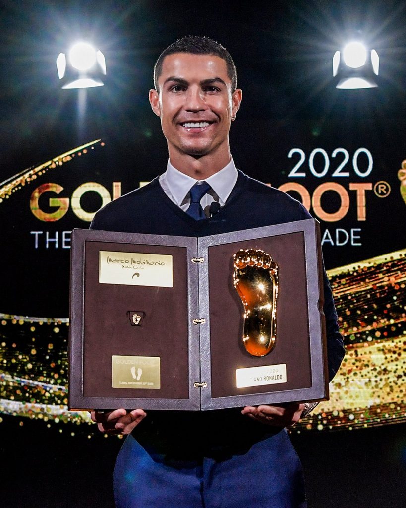 ronaldo golden foot Top 5 Best Players in Europe of 2020