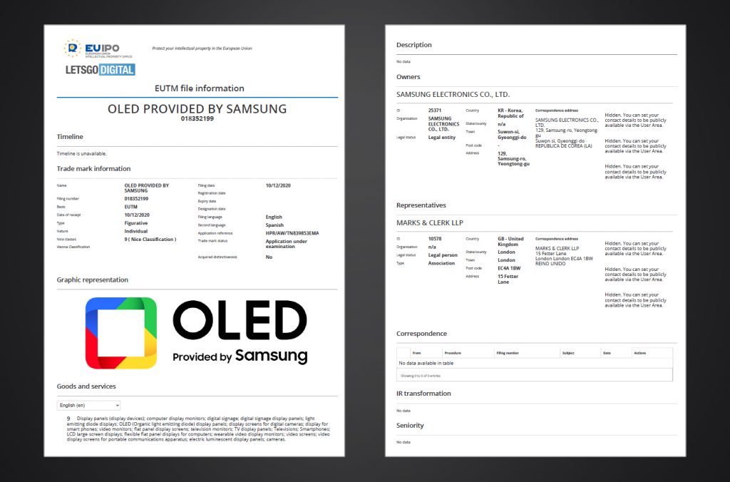 samsung oled tv Samsung secures new OLED trademark in Europe