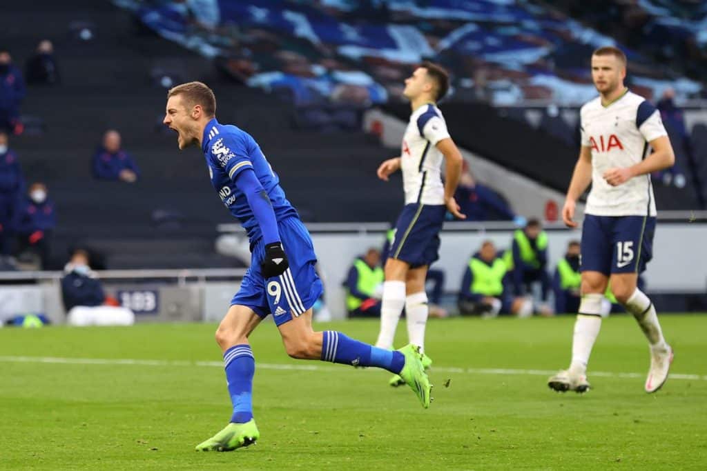 spurs vs leicester vardy Jamie Carragher hails Jamie Vardy as the best signing in history