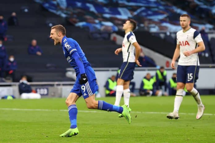 spurs vs leicester vardy