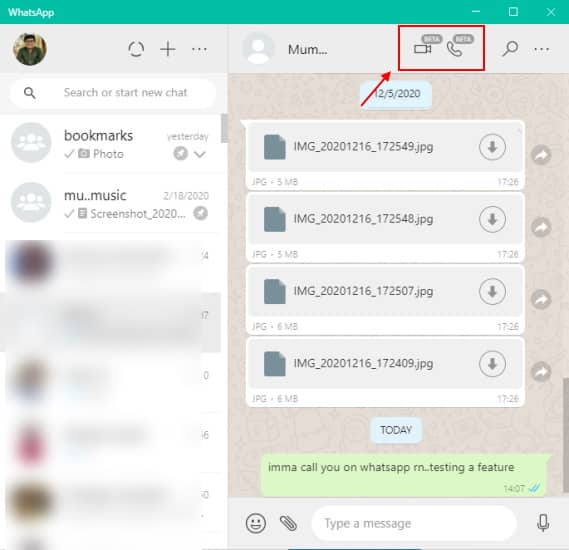whatsapp desktop video calls See How WhatsApp Audio and Video Calls work on Web and Desktop for some Beta users