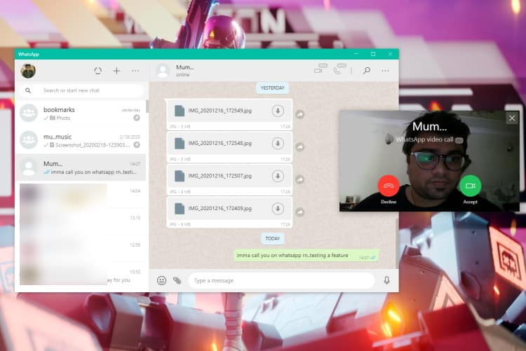 whatsapp video voice calls beta on desktop and web See How WhatsApp Audio and Video Calls work on Web and Desktop for some Beta users
