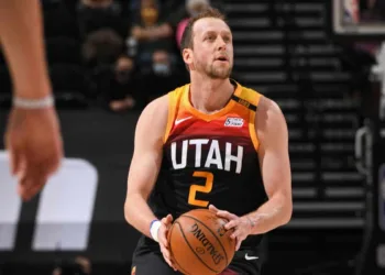 Joe Ingles has spent all his 6 seasons at the NBA with the Utah Jazz.