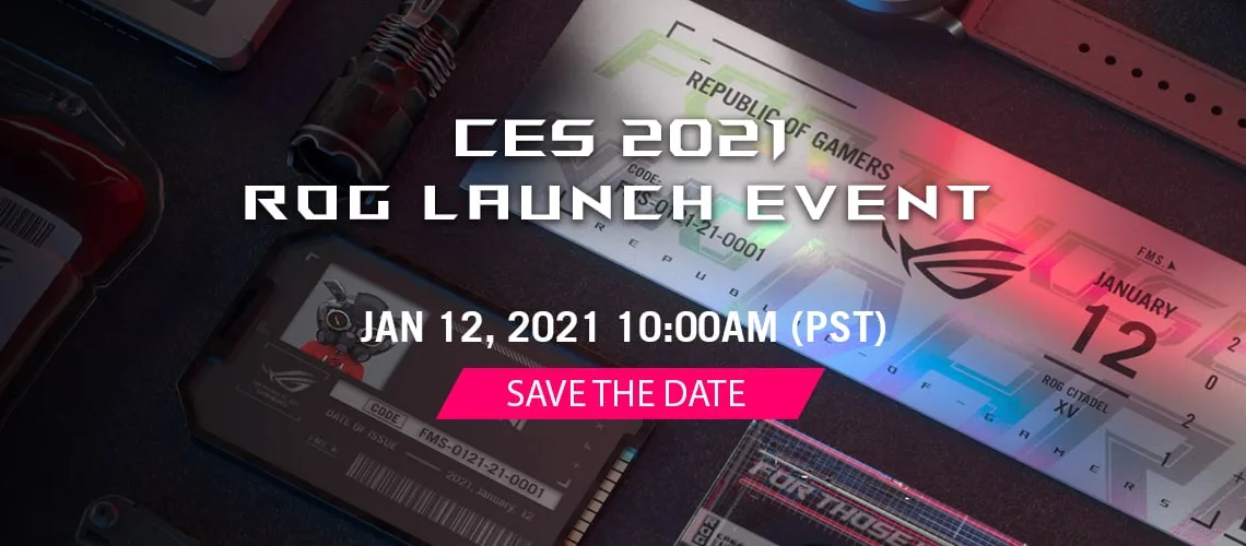 When and how to watch the CES 2021 ROG Launch event in India?