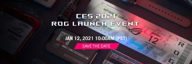 When and how to watch the CES 2021 ROG Launch event in India?