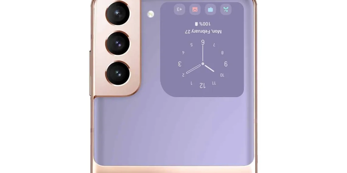 Samsung Galaxy Z Flip3 concept shows S21 like the rear camera