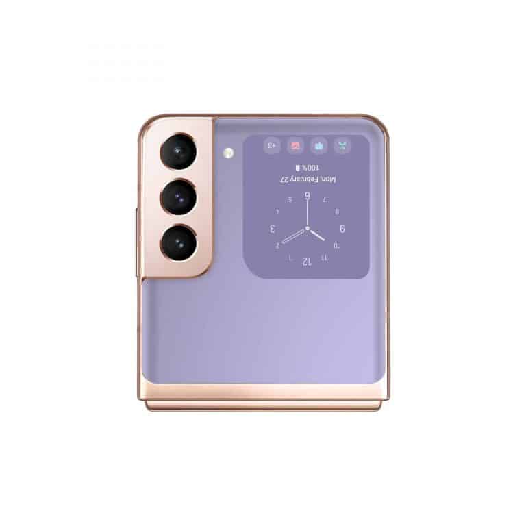 Samsung Galaxy Z Flip3 concept shows S21 like the rear camera