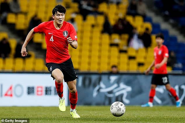 38042280 0 image a 5 1610707532169 Chelsea and Tottenham Hotspur are in a surprise move for Korean defender, Kim Min-Jae