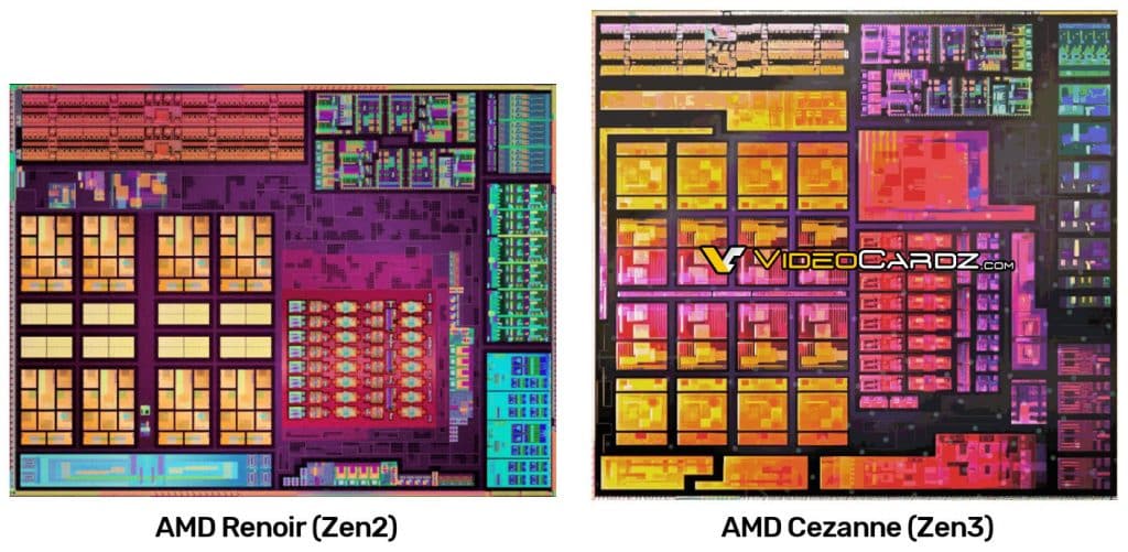 AMD Ryzen 5000 Cezanne APU die render leaked