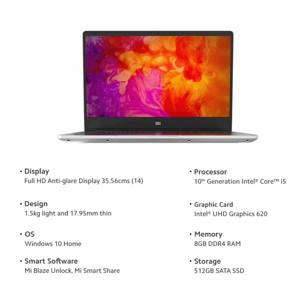 Xiaomi debuts Mi Notebook 14 (IC) in the Indian market