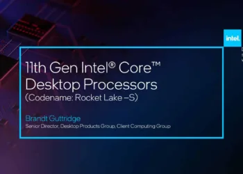 Intel showcases the Core i9-11900K at CES 2021