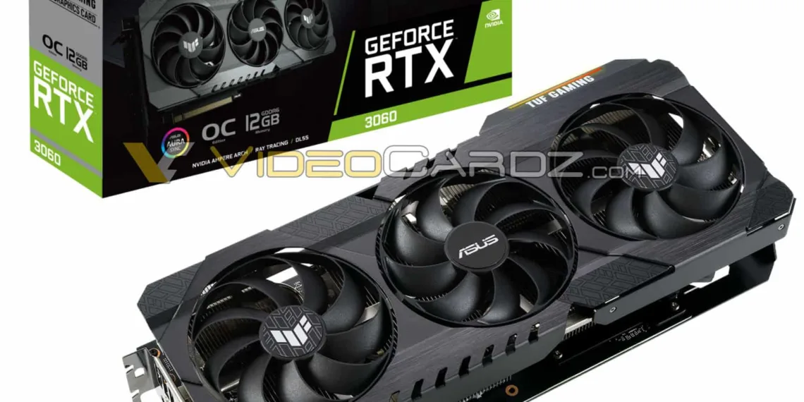 ASUS GeForce RTX 3060 TUF GAMING GPU with 12GB GDDR6 VRAM leaked before launch