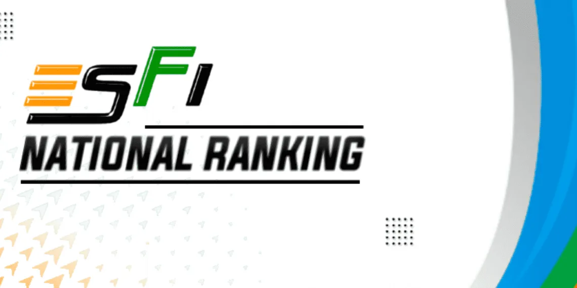 ESFI introduces national rankings for esports