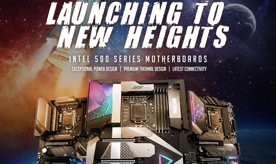 Intel partners announce Z590 motherboards