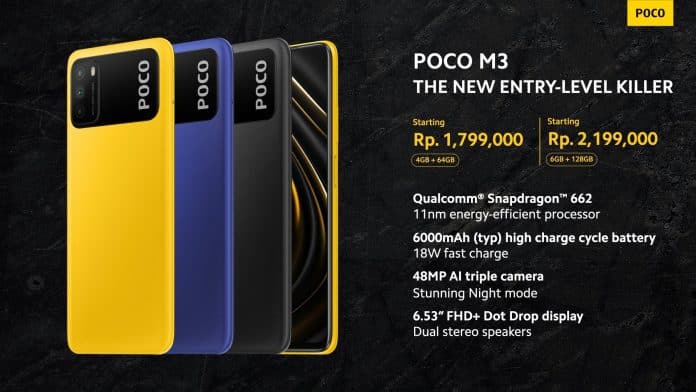 Poco M3 goes official in Indonesia at $129 Poco M3 goes official in Indonesia at $129