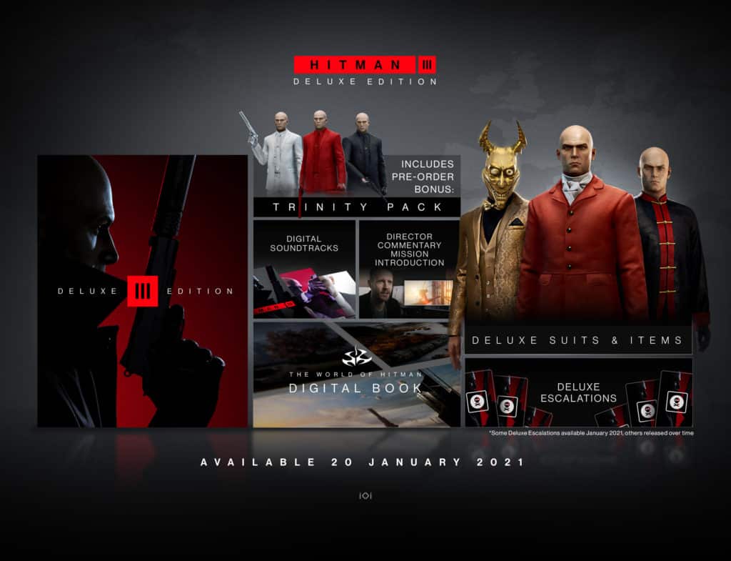 HITMAN3 Preorder Deluxe Edition 1024x785 1 What to Expect From Hitman 3 and The Pre-Order Details