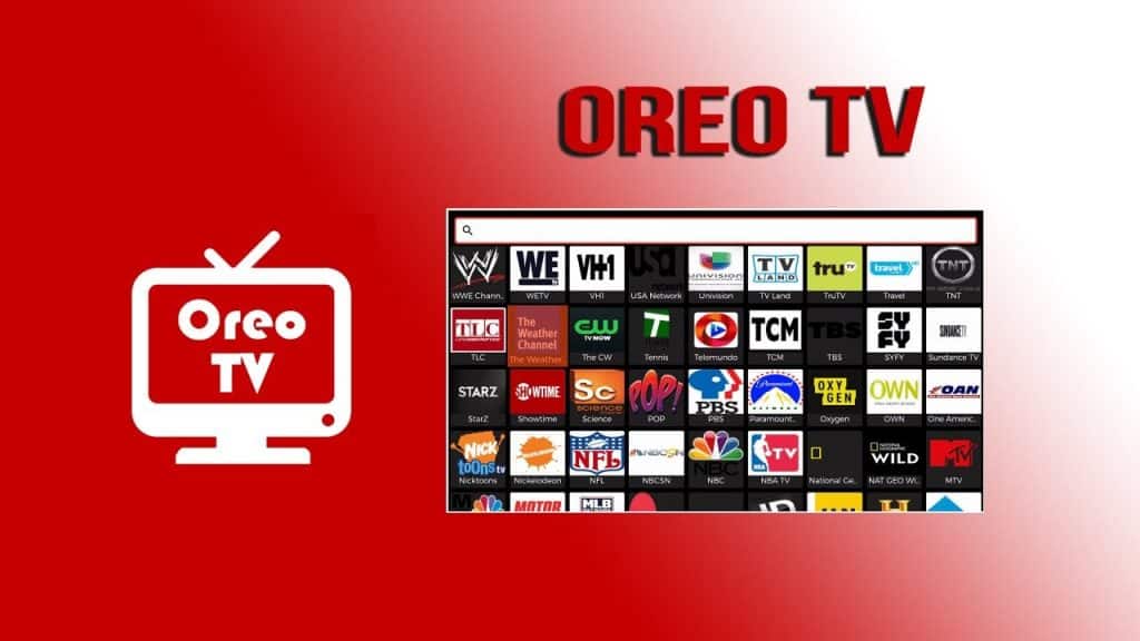 OREO TV MOD APK cover Top 5 applications to watch Live TV channels for free on Android TV in 2021