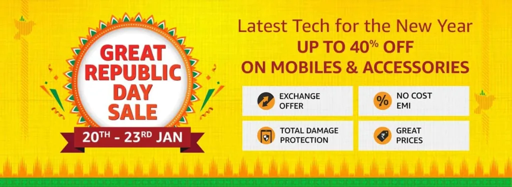 Amazon Great Republic Day Sale: Latest launch deals on a smartphone