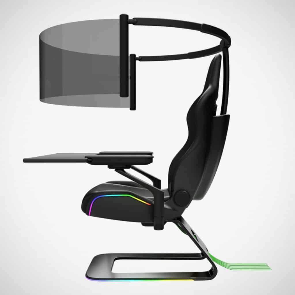 Razer Project Brooklyn Gaming Chair CES 2021 image 3 1024x1024 1 CES 2021: Razer unveils Project Brooklyn Gaming Chair concept