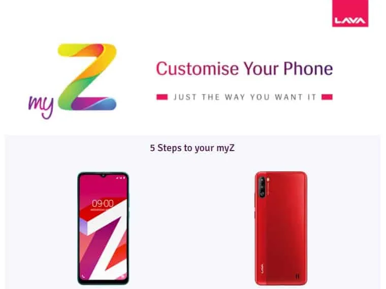How to customize your own LAVA 'My Z' smartphone in 66 different ways?