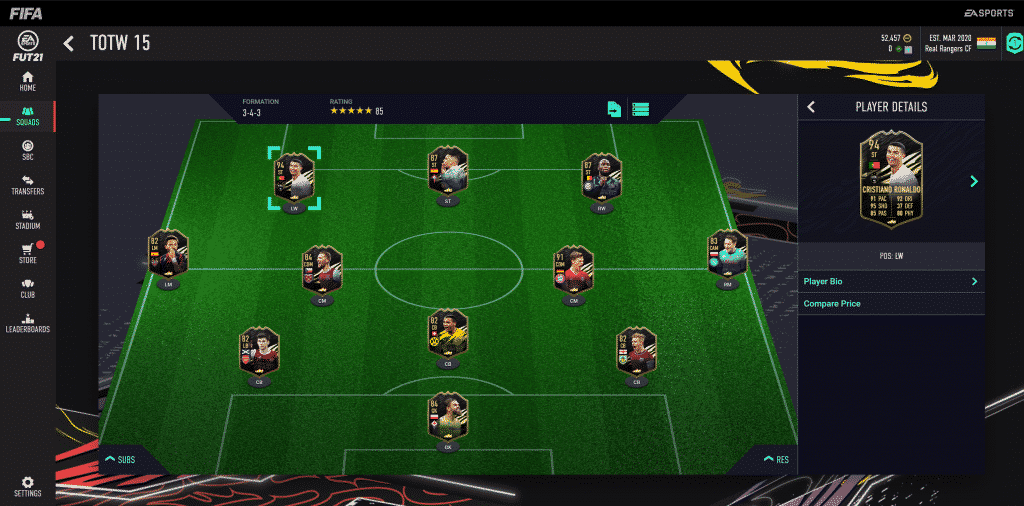 Screenshot 38 FIFA 21: Here's the FUT 21 Team of the Week 15 (TOTW 15)
