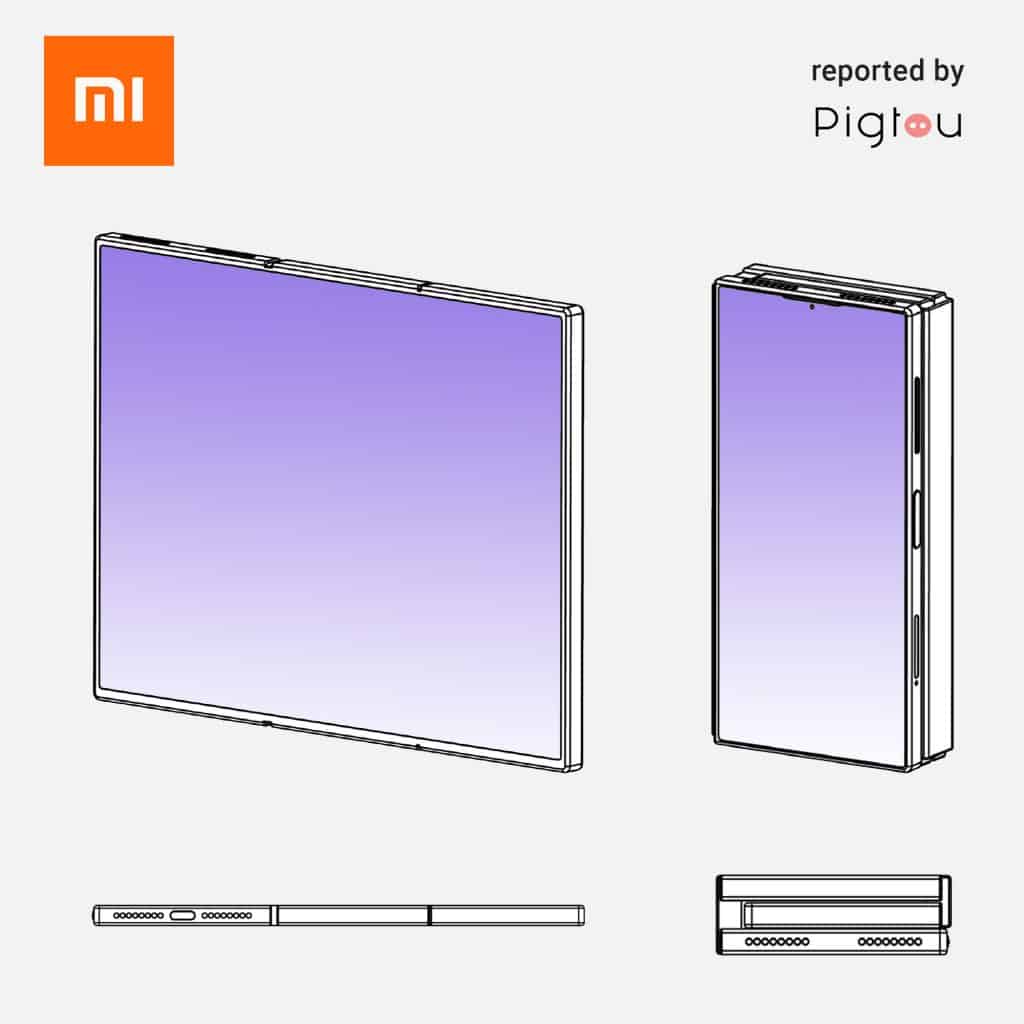 Xiaomi Tri fold patent Xiaomi's tri-fold smartphone could be a true competitor for the Galaxy Z Fold 3