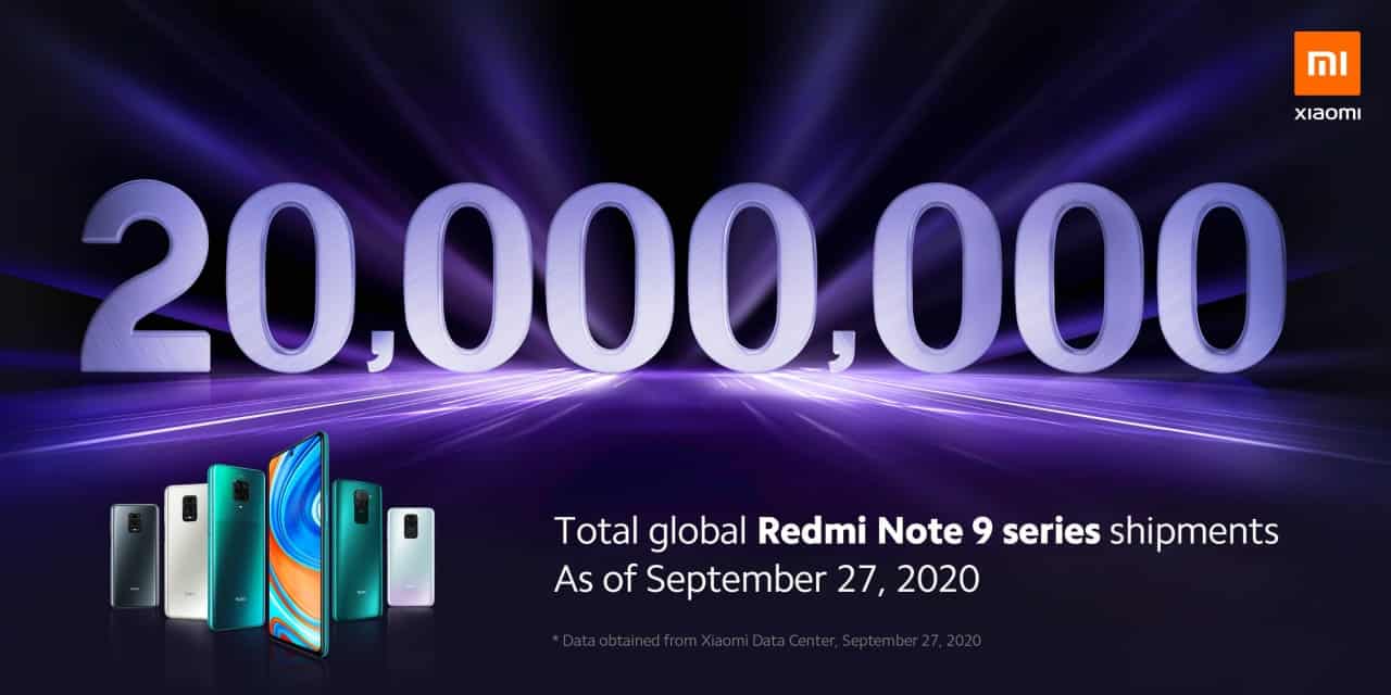 Xiaomi reports it sold 20 million Redmi Note 9 series phones in just four months during pandemic_TechnoSports.co.in