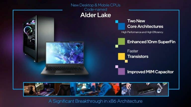 CES 2021: Intel's 12th Generation Alder Lake chipsets based on 10nm process coming in H2 2021