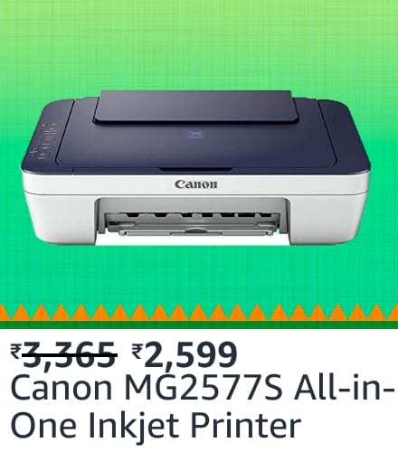 canon 3 Blockbuster deals on Printers during Amazon's Great Republic Day Sale