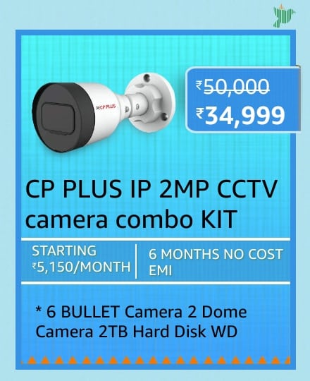 cp plus 1 Top Security Camera deals on Amazon's Great Indian Festival