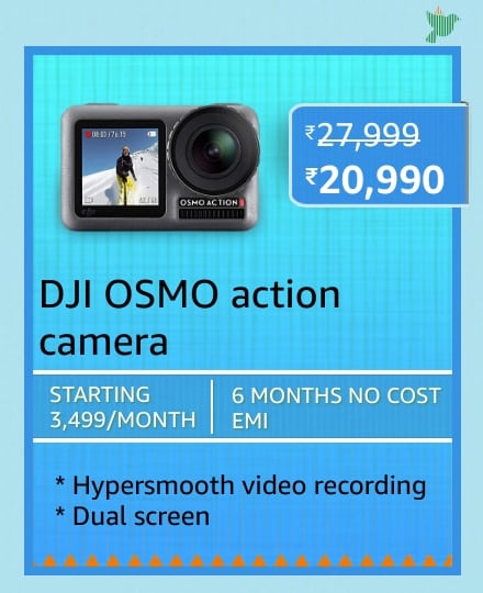 dji osmo 2 Top deals on Action Cameras on Amazon Great Republic Day Sale