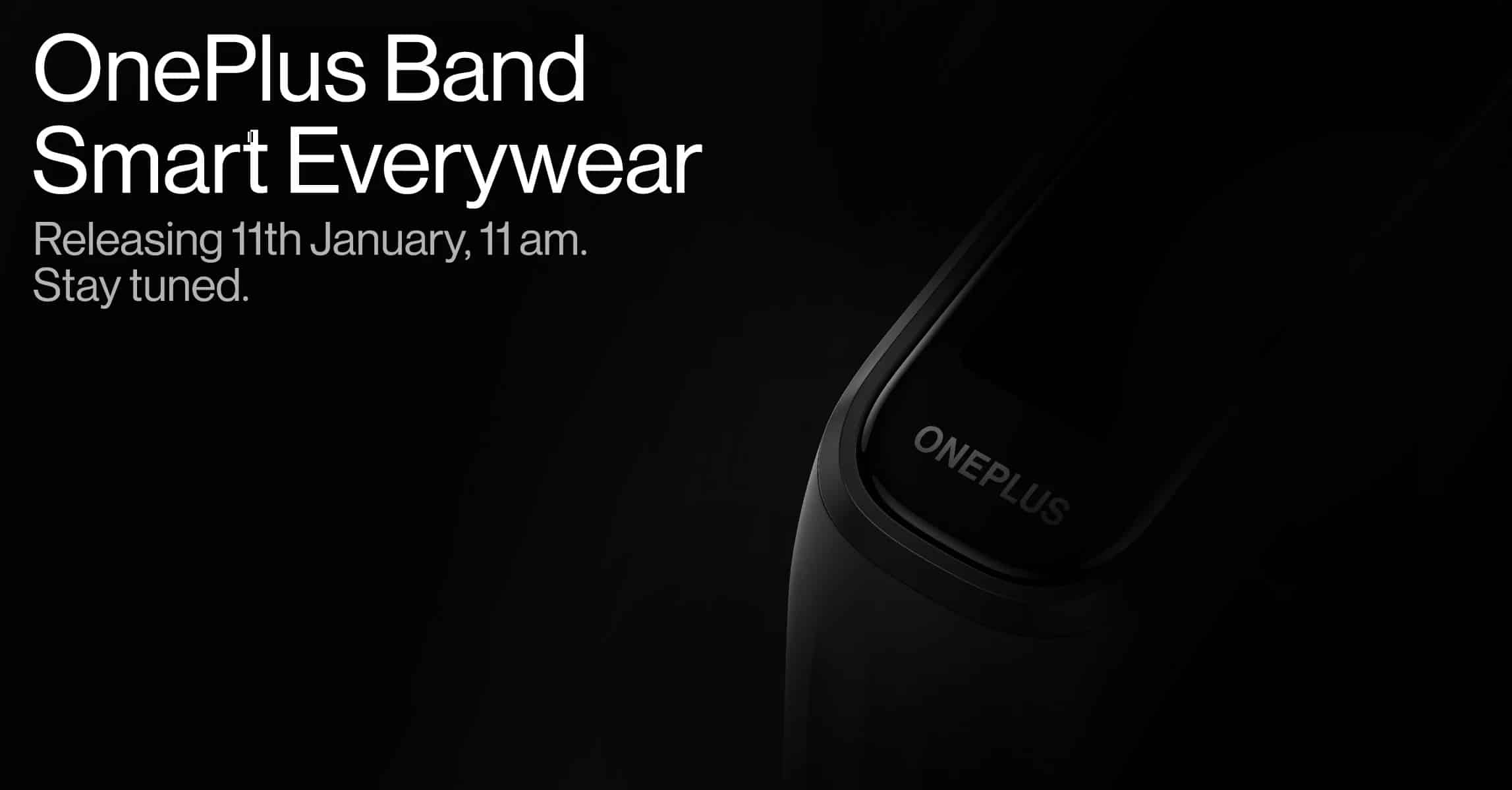 OnePlus Band fitness tracker is ready to launch in India on January 11