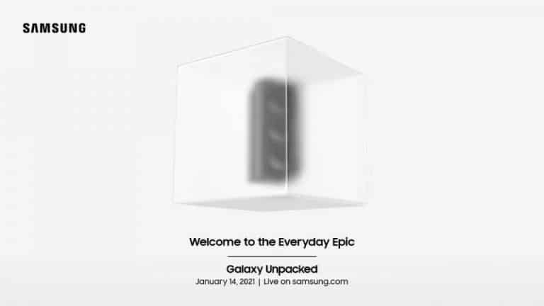 Official: Samsung Galaxy Unpacked 2021 launch event will be held on January 14
