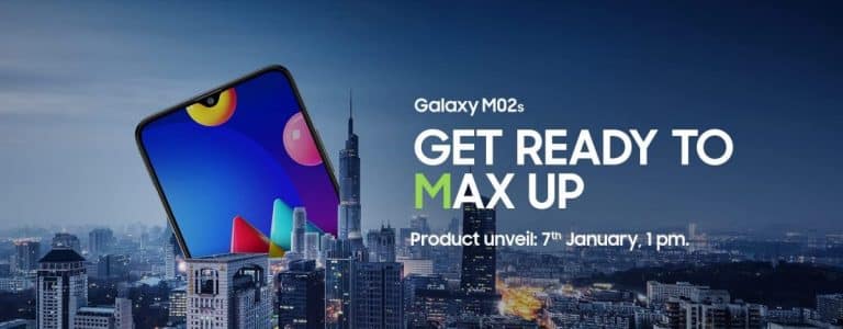 Samsung Galaxy M02s is all set to launch on January 7, priced under INR 10,000