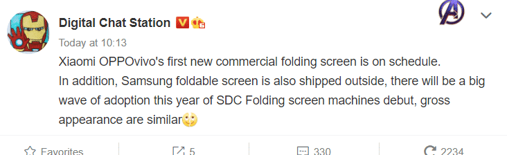image 28 Foldable phones from Xiaomi, OPPO, and Vivo are coming up, Samsung will also tag along