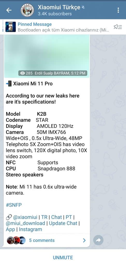 image 49 Mi 11 Pro specifications leaked ahead of launch