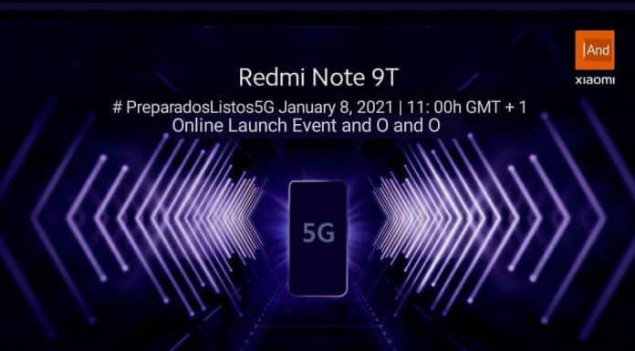Redmi Note 9T 5G global launch scheduled on January 8