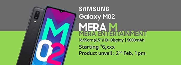 image 58 Samsung Galaxy M02 launching on 2nd February | Specifications revealed