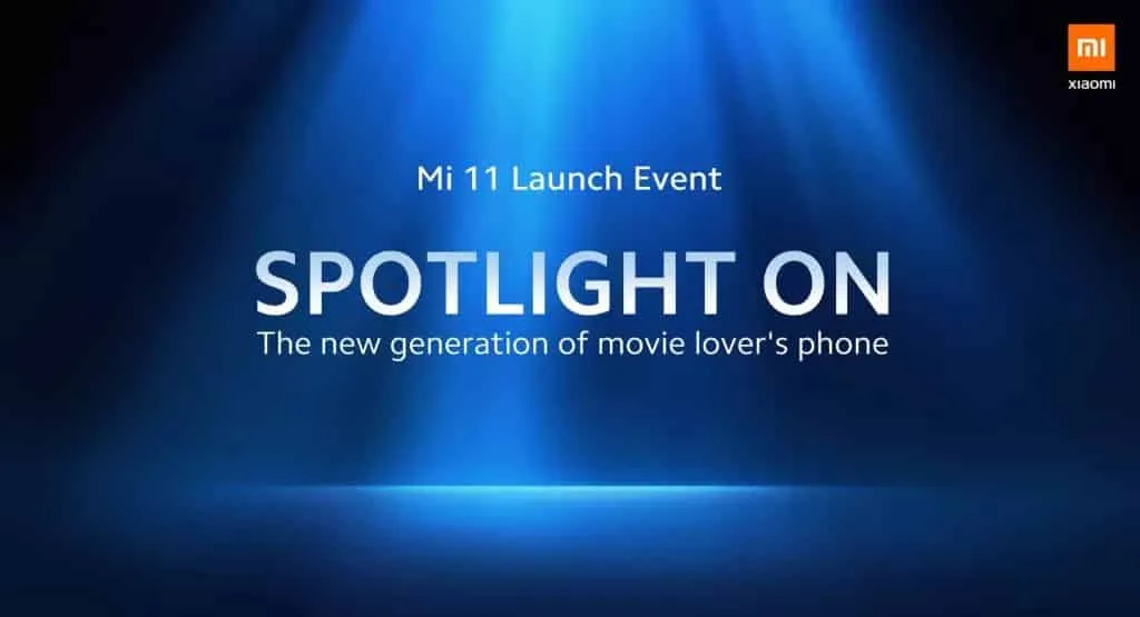 Xiaomi Mi 11 global launch is scheduled for February 8