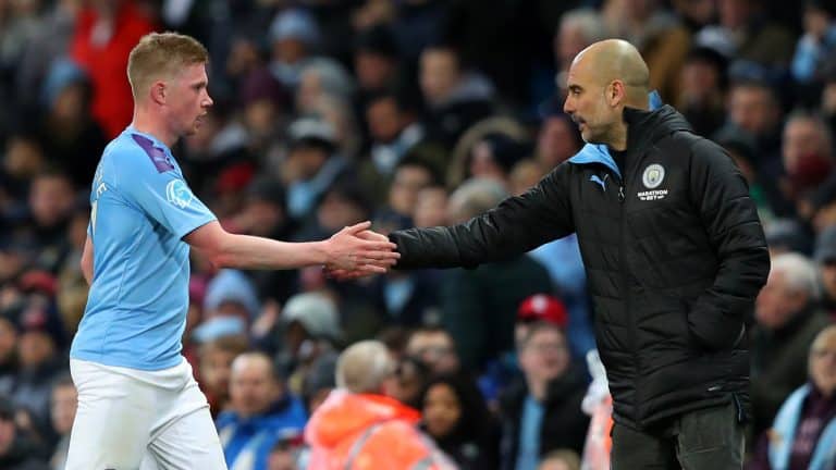 Pep Guardiola reacts to Kevin De Bruyne’s contract refusal