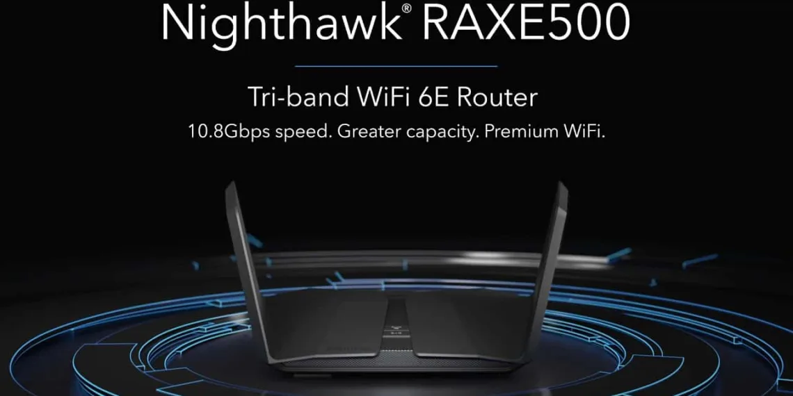 CES 2021: Netgear's first WiFi 6E router, the Nighthawk RAXE500, unveiled