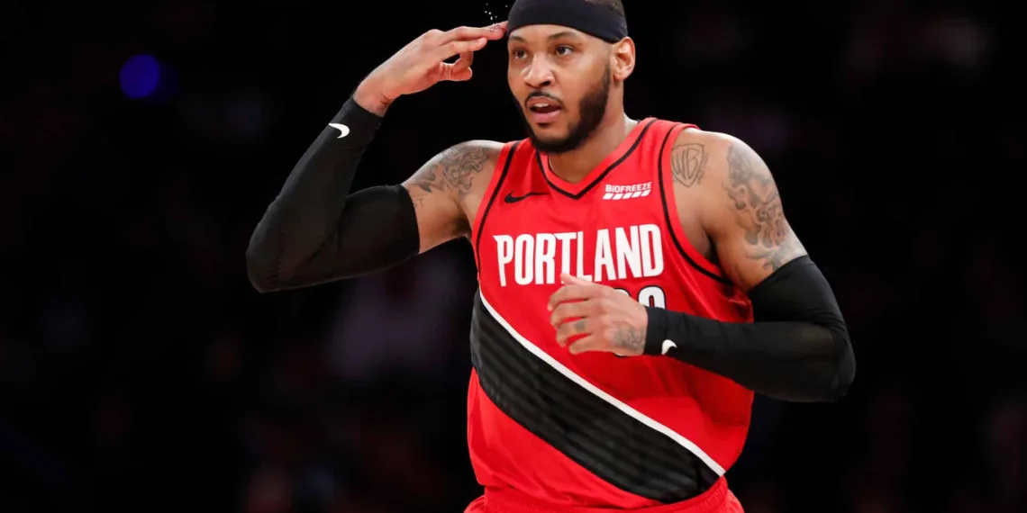 Carmelo Anthony can potentially end up eighth on the all-time scorers list by the end of the season.